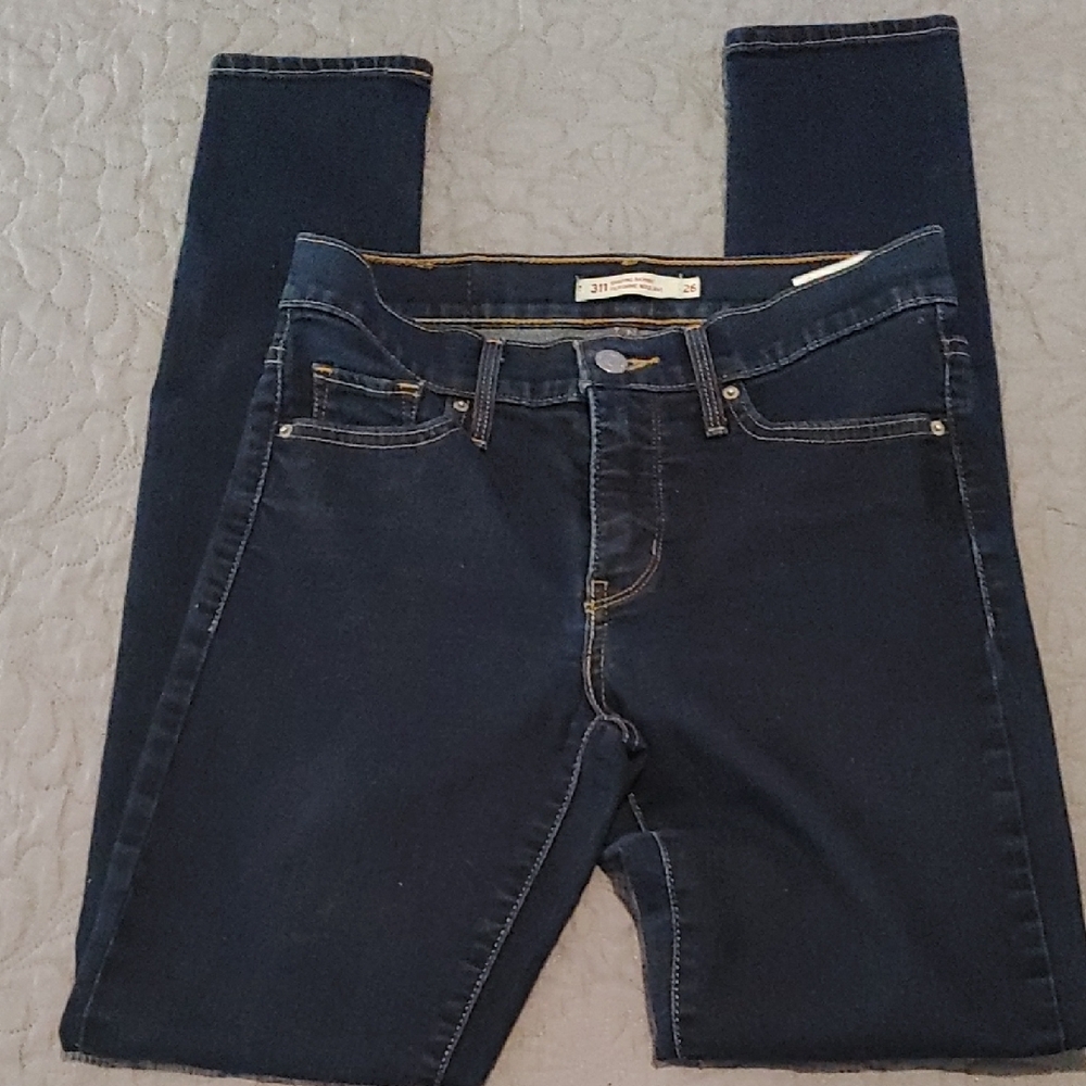 Classic Navy Women's Skinny Jeans